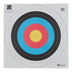 Blason de Cible World Archery 60 cm - Pr&eacute;cision Standard Centre 10 60 cm - Lot de 100 cibles