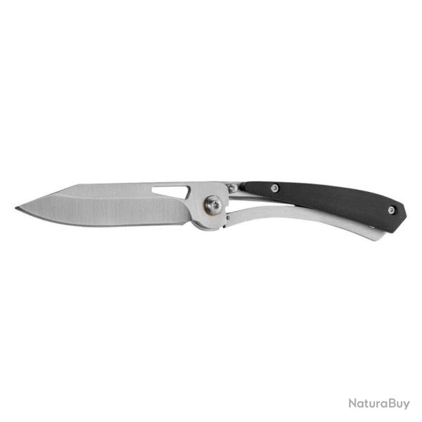 Couteau pliant � ouverture � pivot avec manche noir