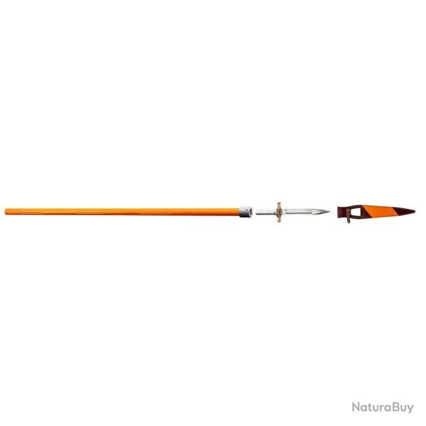Epieu de battue HOURVARI le traqueur manche orange Epieu � hampe orange