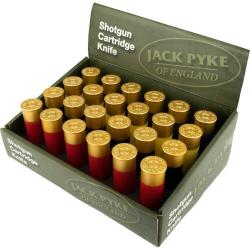 Pack de 24 couteaux cartouches Jack Pyke Pr&eacute;sentoir