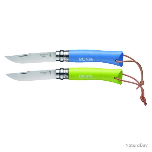 Couteau Opinel couleur num�ro 7 N�7 Vert pomme
