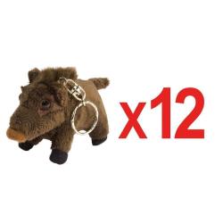 Porte clefs peluche sanglier