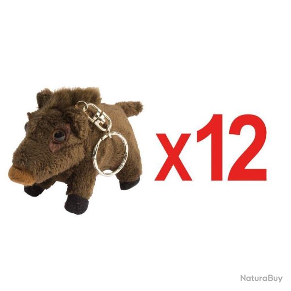 Porte clefs peluche sanglier