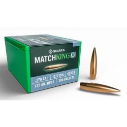 Ogives Sierra MatchKing X 270 (.277) 135 grains