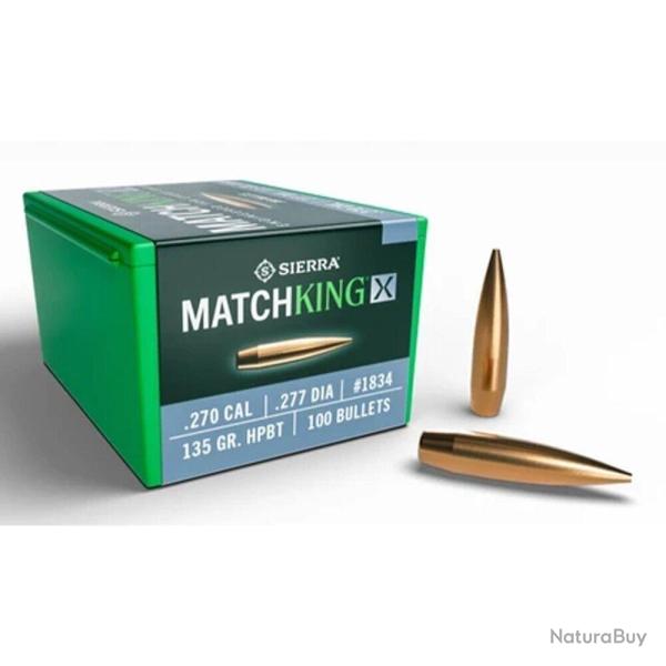 Ogives Sierra MatchKing X 6 mm (.243) 107 grains