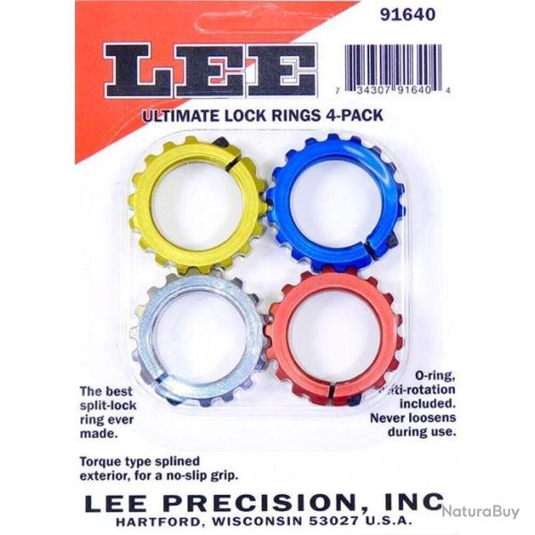 Ultimate Lock Rings Lee Pack de 4 LEE,