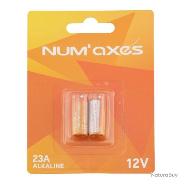 NUM'AXES Blister 2 Piles 23A 12V
