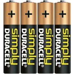 Piles alcalines AAA LR03 1,5 volt - Duracell
