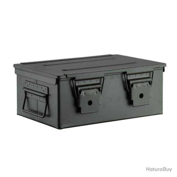 Caisse � munitions m�tallique verte 33x22x13cm CAISSE MUITION METAL VERTE DIM 33 X 22 X 13
