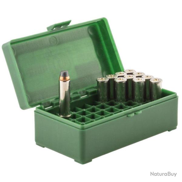 Bo�te de rangement 50 munitions cal. 357 Magnum