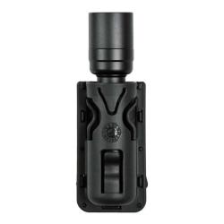 Porte-lampe polym&egrave;re orientable noire