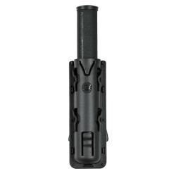 Porte matraque t&eacute;lescopique noir orientable Pour b&acirc;ton de 21''