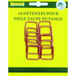 D&eacute;tentes pour pi&egrave;ges &agrave; taupe (par 10)