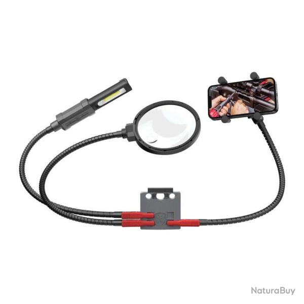 Station main libre Real Avid Loupe / Lampe / Porte t�l�phone