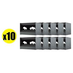 Pack Cible mobile silhouettes Sangliers pour air comprim&eacute; calibre 4.5 mm (x10) PACK X10 CIBLE MOBILE