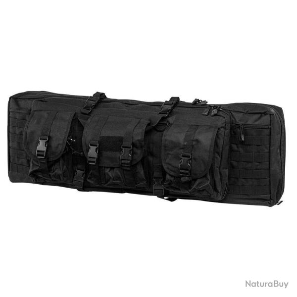 Housse tactique noire pour armes longues - 92 cm