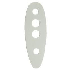 Intercalaires en plastique blanc 1,2 mm &eacute;paisseur