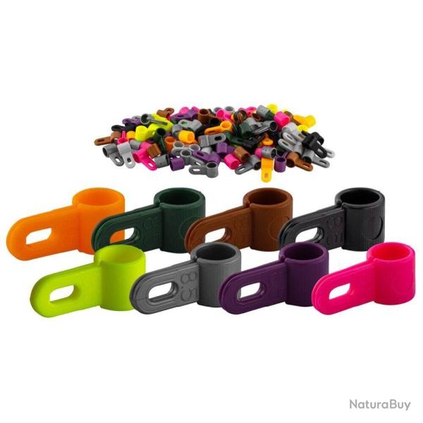 Bagues d'attache en plastique pour appelants gabions. � 7.5 - Sarcelle hybride