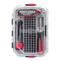 Tournevis avec 83 embouts et tournevis dynamom&eacute;trique SMART TORQ