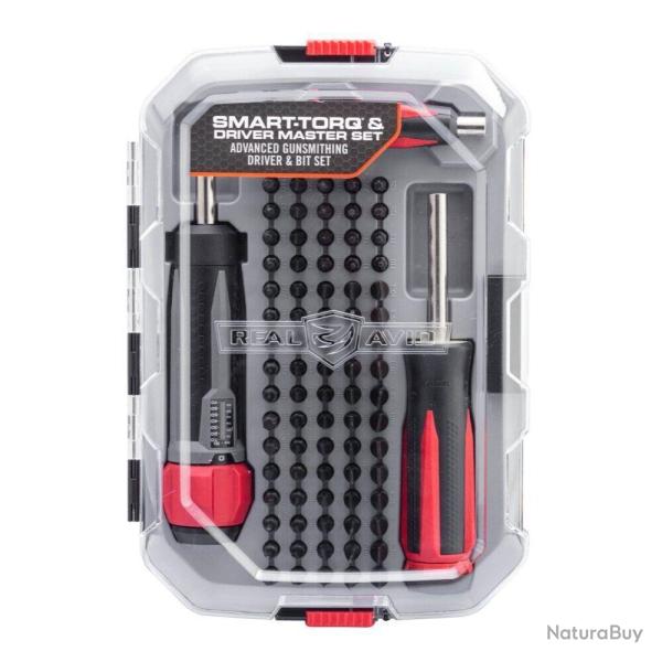Tournevis avec 83 embouts et tournevis dynamom�trique SMART TORQ