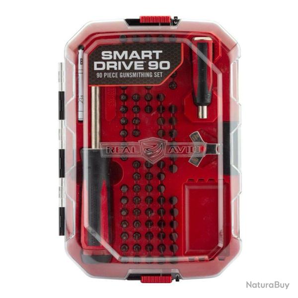 Tournevis armurier et 90 embouts REAL AVID Smart Drive 90