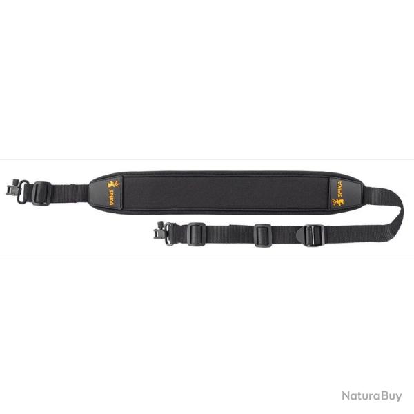 Bretelle noire en n�opr�ne pour carabine - Spika