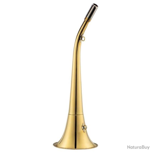 Corne ronde Compi�gne 40 cm laiton poli
