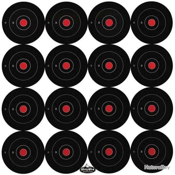 Lot de 192 cibles 3'' r�actives Dirty Bird