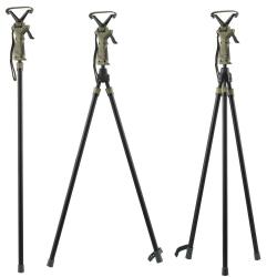 Cannes de pirsch t&eacute;lescopiques - Monopied / Bipied / Tr&eacute;pied Monopied 80-160 cm