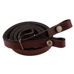 Sautoirs en cuir pour corne Cuir cro&ucirc;te