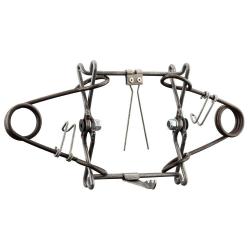 Pi&egrave;ge en X de 18 x 18 double ressorts