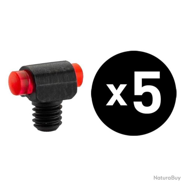 Guidon fluo micro rouge � visser Diam. 2,6 mm