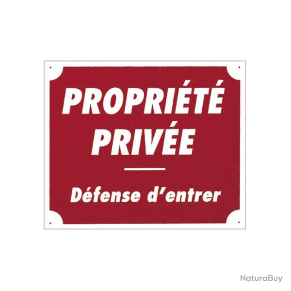 Panneau akilux ''Propri�t� priv�e'' 30 x 25 cm