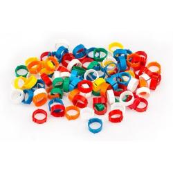 Bagues de rep&eacute;rage clips par 100 Bagues de rep&eacute;rage - Diam&egrave;tre 16 mm