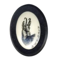 Calotte chamois ivoire ou argent