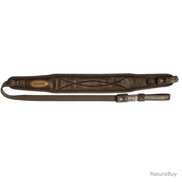 Bretelle carabine en cuir Premium 1 - Niggeloh Brun