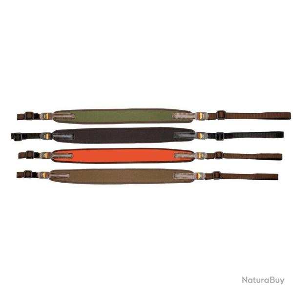 Bretelle droite n�opr�ne pour carabine � boucle standard - Niggeloh Marron