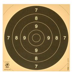 Cartons centre cible C50 21 x 21 cm