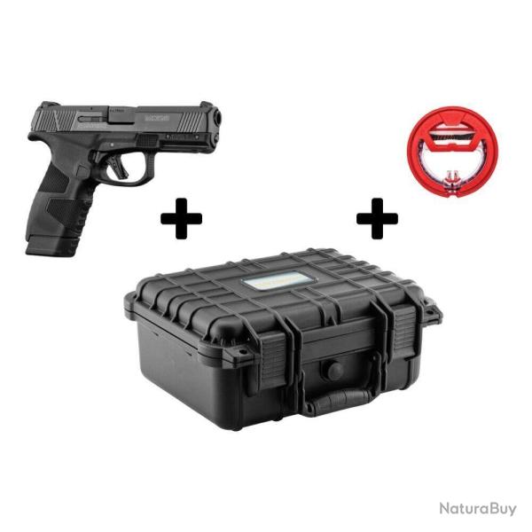 Pack Pistolet Mossberg MC2c Striker noir + mallette �tanche + cordon de nettoyage *B* Pack Mossberg 