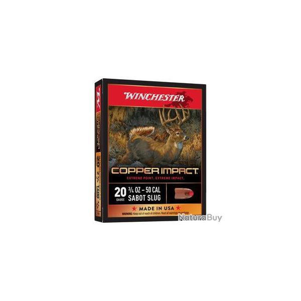 Balles 20/70 Copper Impact Slug 21G X5