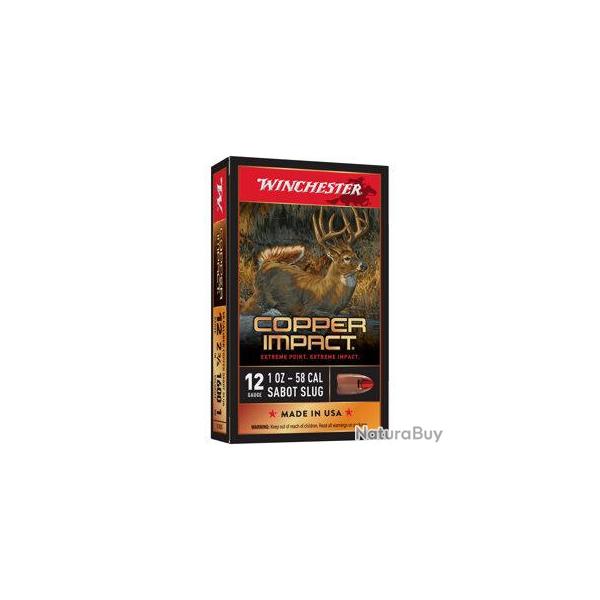 Balles 12/70 Copper Impact Slug 28G X5