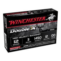 Cartouches 12/76 Chevrotine Double X Buckshot 12 gr x 5