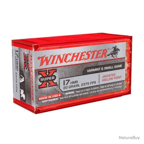 Balles 17 HMR Super-X 20 gr Jhp X50
