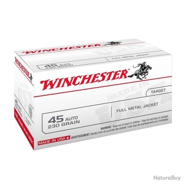 Balles 45AUTO Pi Usa 230 gr Fmj X100 - B