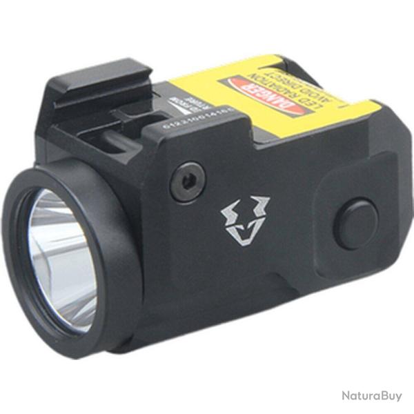 Lampe Tactique Compacte Pistolet 40/200/500 Lm