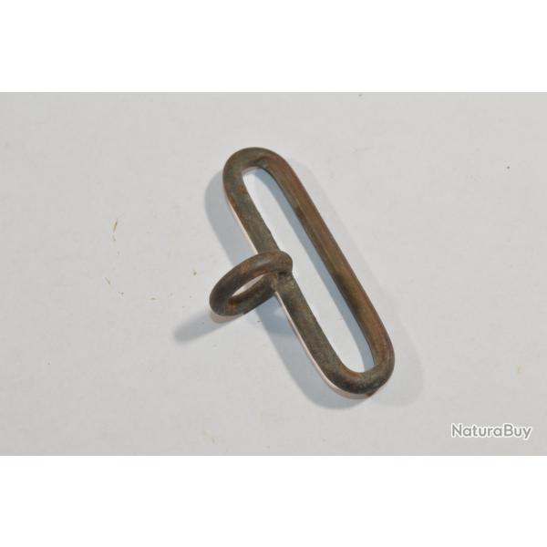 Anneau attache passant de ceinturon Militaire � identifier 1800 /1900 USA Anglais Fran�ais (17B