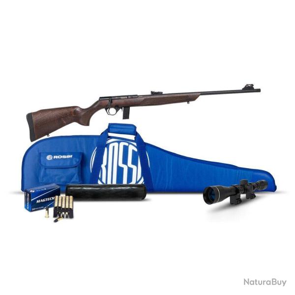Pack Rossi Carabine 8122 Bois 22LR M Standard 4x32