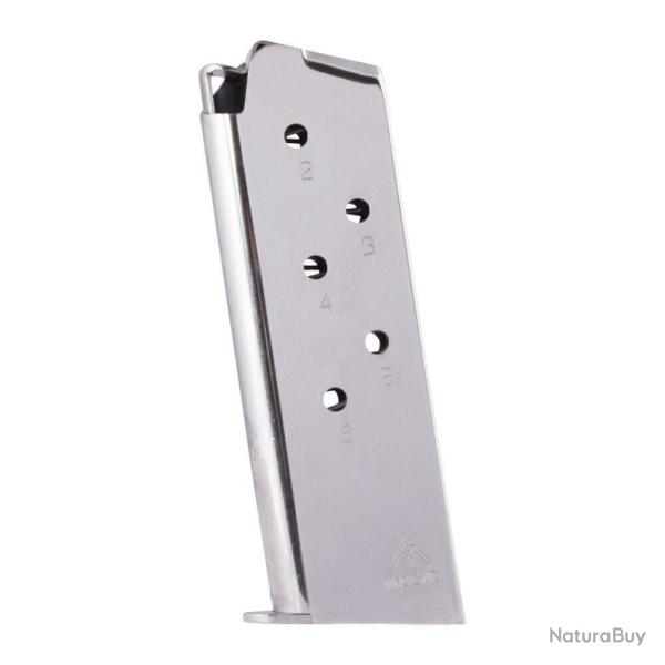 Chargeur Colt 1911 Officer 6RDS Nickel 45ACP