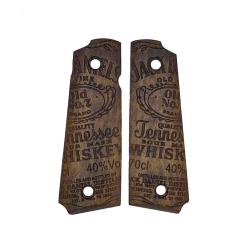 Plaquettes Bois PT1911 Jack Daniel's