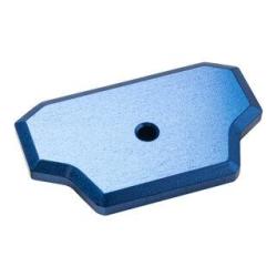 FN Herstal Plaque Arriere de Glissiere Elargie Bleu